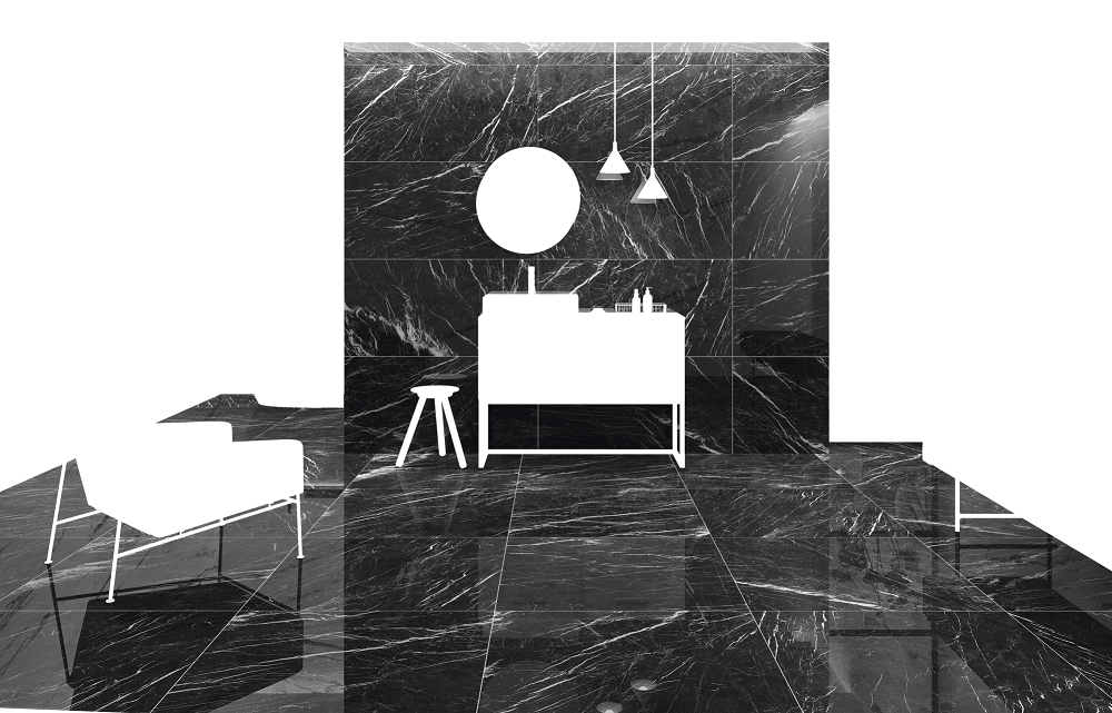 Керамогранит Museum Marquina Black Ep 60x120, 23461 Керамогранит Museum Marquina Black Ep 60x120, 23461