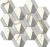 Мозаика Atlas Concorde Italy Marvel X Mosaico Hive Hex Lappato 32.2x37.2, AF8Q