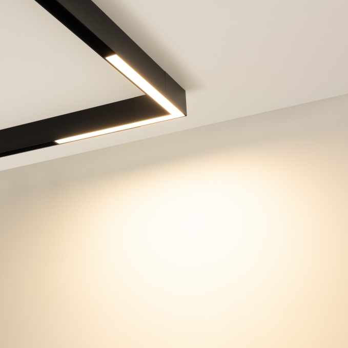 Светильник MAG-ORIENT-FLAT-ANGLE-L295-18W Warm3000 (BK, 100 deg, 48V), Arlight, 060731, изображение 2 Светильник MAG-ORIENT-FLAT-ANGLE-L295-18W Warm3000 (BK, 100 deg, 48V), Arlight, 060731, изображение 2