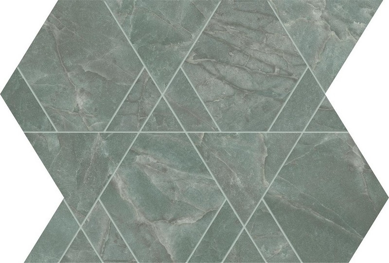 Мозаика Atlas Concorde Marvel Diva Aqua Mosaico Triangle Lapp. 28.9x33.4, AYLX