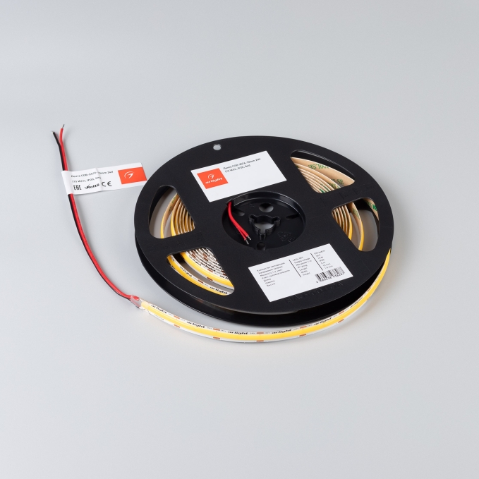 Светодиодная лента COB-X576-10mm 24V Warm3500 (15 W/m, IP20, 5m), Arlight, 059120, изображение 3 Светодиодная лента COB-X576-10mm 24V Warm3500 (15 W/m, IP20, 5m), Arlight, 059120, изображение 3