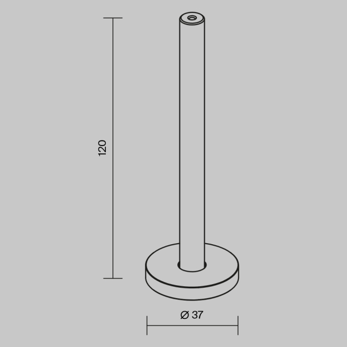 Крепление настенное/потолочное Levity для круглого шинопровода, TRA184CW-R-11B, изображение 6 Крепление настенное/потолочное Levity для круглого шинопровода, TRA184CW-R-11B, изображение 6