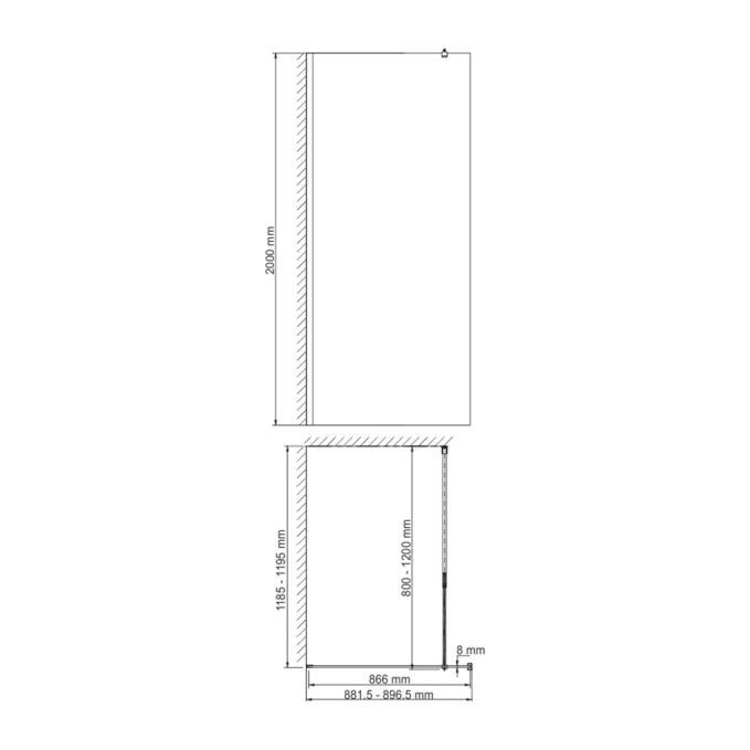 Перегородка WasserKRAFT Rur 30W39-TXG Перегородка WasserKRAFT Rur 30W39-TXG