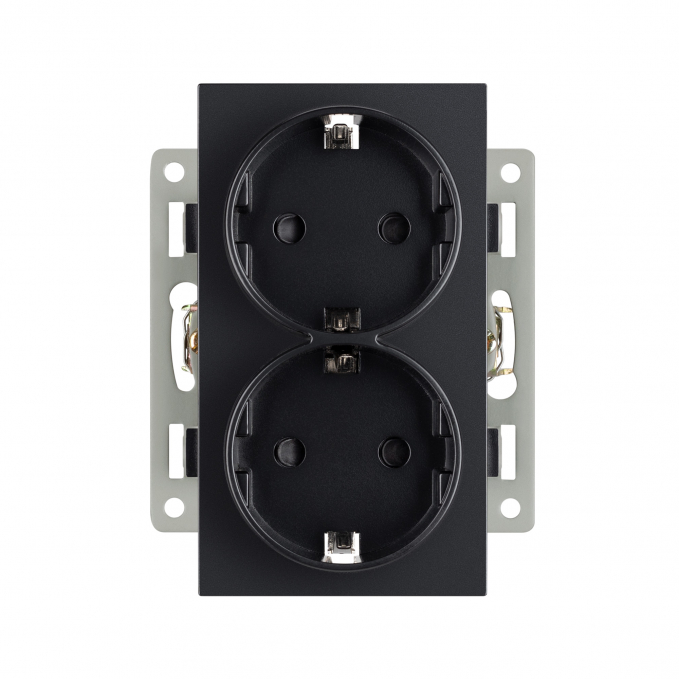 Механизм электрической розетки SCT-MEUD-PL-BK (250V, 16A), Arlight, 043765, изображение 3