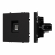 Механизм телефонной розетки SCT-NOBE-MTL1-SFPL-BK (RJ-11, 4C), Arlight, 054301, изображение 1