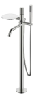 Смеситель напольный Boheme Stick 129-NB.2 никель