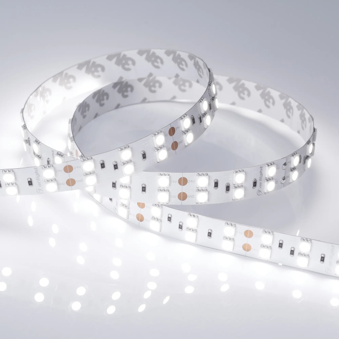 Светодиодная лента RT 2-5000 24V White6000 2x2 (5060, 600 LED, LUX), Arlight, 011256(1), изображение 4 Светодиодная лента RT 2-5000 24V White6000 2x2 (5060, 600 LED, LUX), Arlight, 011256(1), изображение 4