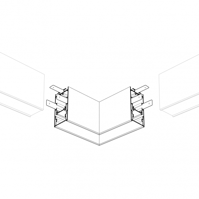 Угол S2-LINE-3360-L90 прямой, Arlight, 021234, изображение 2 Угол S2-LINE-3360-L90 прямой, Arlight, 021234, изображение 2