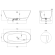 Ванна из искусственного камня Lofo 170x80 UM12122 Solid Surface матовая отдельностоящая Ванна из искусственного камня Lofo 170x80 UM12122 Solid Surface матовая отдельностоящая