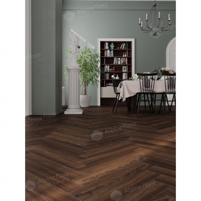 Ламинат Alpine Floor Herringbone 10 Дуб Абруццо, LF107-14