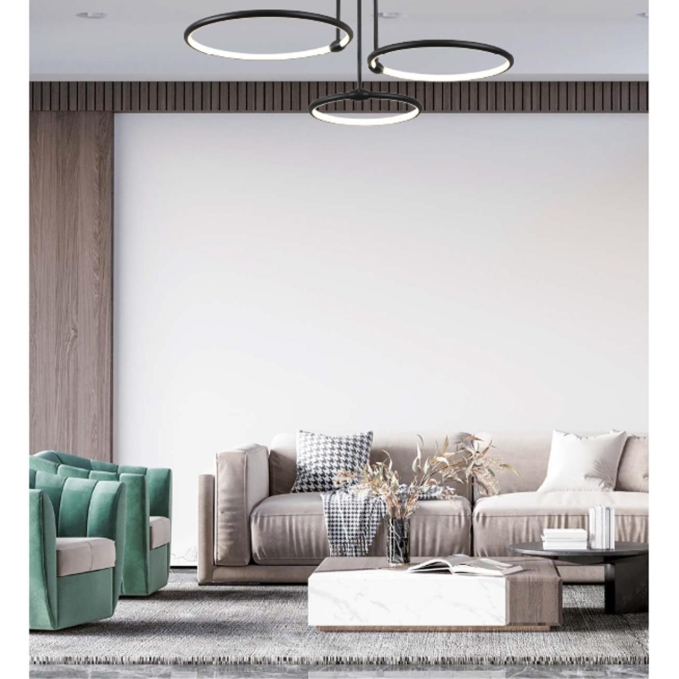 Люстра потолочная с ПДУ LED 66W 30006000K 220V URSULA LEDIO LN26 271 LUMION 6506/66CL, фото в интерьере 1 Люстра потолочная с ПДУ LED 66W 30006000K 220V URSULA LEDIO LN26 271 LUMION 6506/66CL, фото в интерьере 1