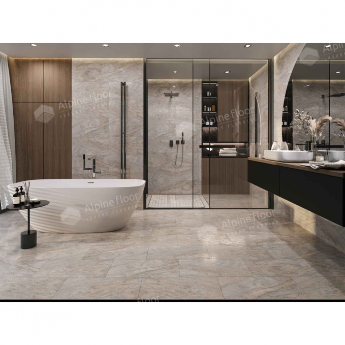 Кварцвиниловая плитка Alpine Floor Light Stone Вилио, ECO-15-20