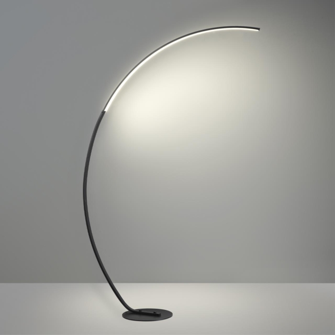 Торшер с ПДУ LED 12W 30006000K 220V WES LEDIO LN26 469 LUMION 5676/21FL, фото на цветном фоне 1