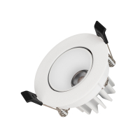 Светильник MS-FORECAST-BUILT-TURN-R82-8W Day4000 (WH-WH, 32 deg, 230V), Arlight, 037186(1)
