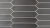 Настенная плитка Equipe Lanse Black 5x25, 27483