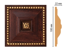 Вставка цветная Decomaster D209-1084, 100x100x22 мм