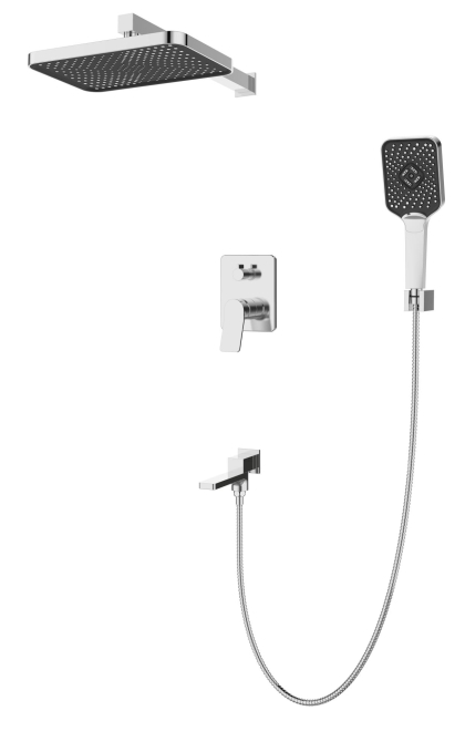 Душевой комплект Esko Eiger SET7in1EG хром встраиваемый Душевой комплект Esko Eiger SET7in1EG хром встраиваемый