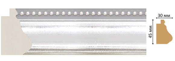 Багет Decomaster 528-1244, 45x30x2900 мм Багет Decomaster 528-1244, 45x30x2900 мм