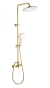 Душевая стойка со смесителем Wonzon & Woghand WW-B3200-BG золото брашированная