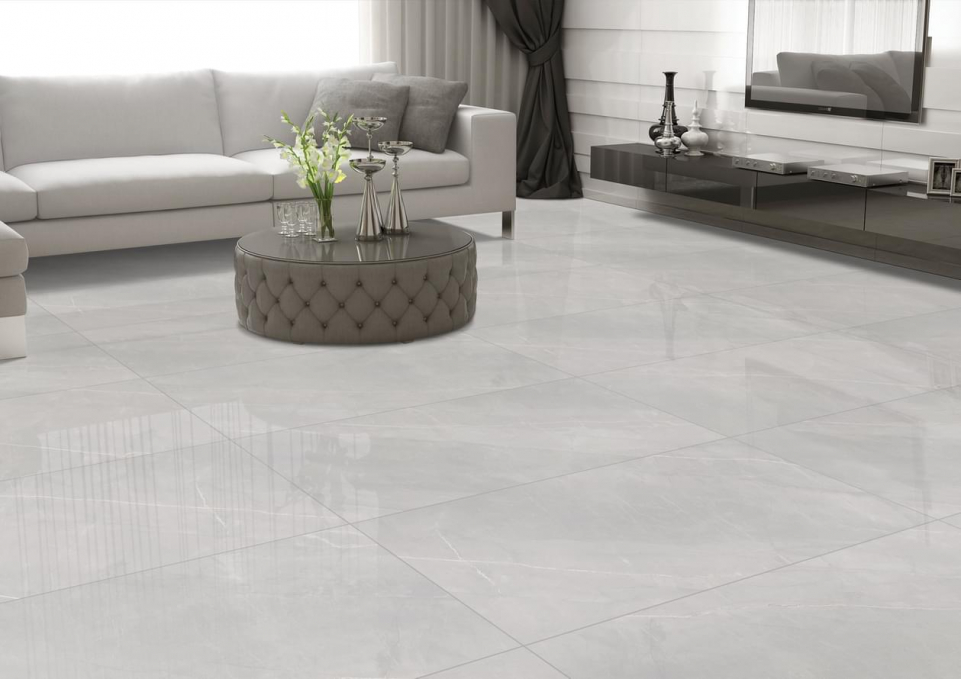 Фабрика: Creatile, коллекция: Marbles, декор: Armani Light Grey Matt, размер: 60x120 см, поверхность: матовая.