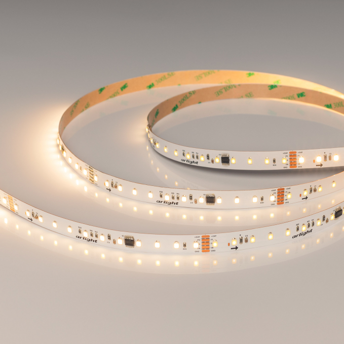 Светодиодная лента DMX-A96-12mm 24V Warm2700-PX12 (14 W/m, IP20, 5m), Arlight, 058174, изображение 1 Светодиодная лента DMX-A96-12mm 24V Warm2700-PX12 (14 W/m, IP20, 5m), Arlight, 058174, изображение 1