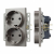 Механизм электрической розетки SCT-MEUD-PL-GR (250V, 16A), Arlight, 043766