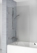 Шторка на ванну Riho Scandic 70x150 G001160121 профиль черный Шторка на ванну Riho Scandic 70x150 G001160121 профиль черный