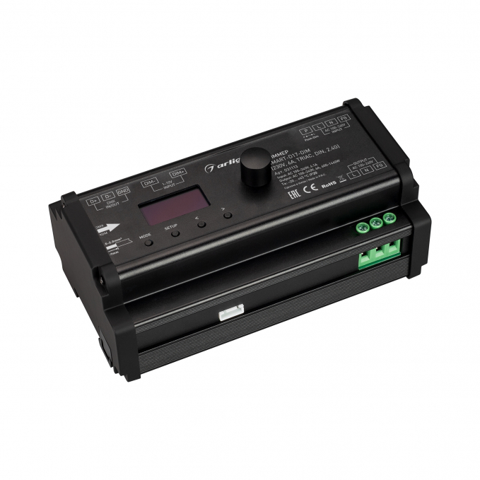 Диммер SMART-D17-DIM (230V, 6A, TRIAC, DIN, 2.4G), Arlight, 031113, изображение 1 Диммер SMART-D17-DIM (230V, 6A, TRIAC, DIN, 2.4G), Arlight, 031113, изображение 1