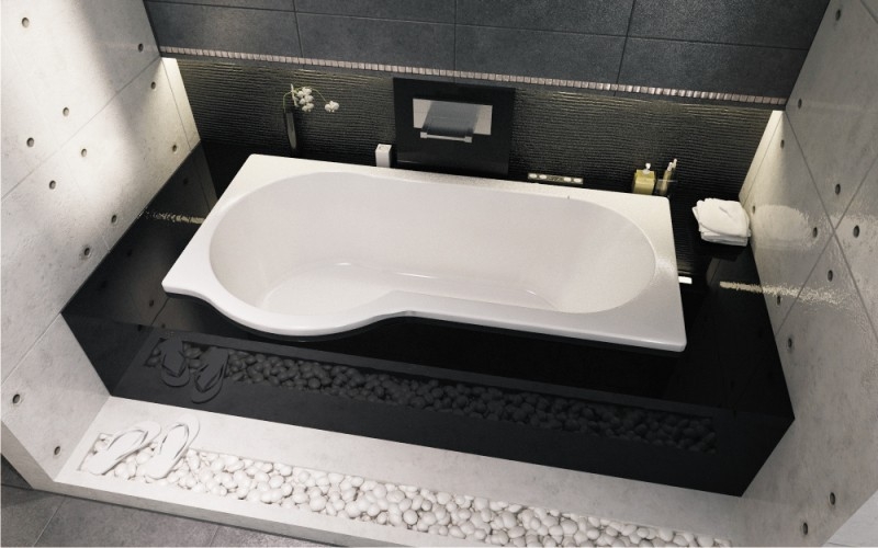 Ванна акриловая Riho Lugo 180x90 B133001105 пристенная Ванна акриловая Riho Lugo 180x90 B133001105 пристенная