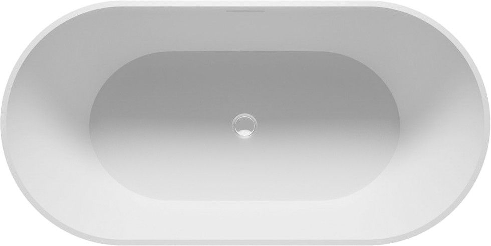 Ванна из искусственного камня Riho Bilbao 170x80 B118001105 белая матовая отдельно стоящая
