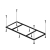 Усиленный каркас для ванны Sancors 160x90 VPK16090