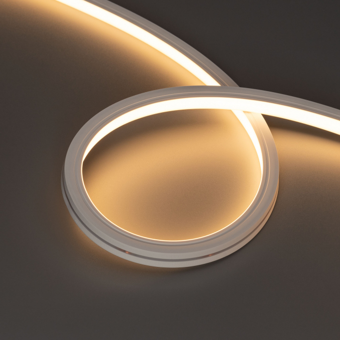 Светодиодная лента герметичная MOONLIGHT-TOP-M252-13x12mm 24V White-MIX (12 W/m, IP67, 2216, 5m, Wire x1), Arlight, 038605, изображение 3
