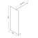 Душевая перегородка AM.PM Func W84WI-80-F1-MTE