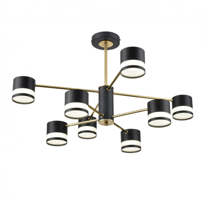 Люстра потолочная LED GX53 8*7W 220V LANIKA COMFI LN26 239 LUMION 8240/8C, фото на цветном фоне 2