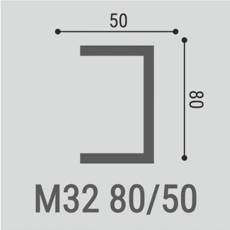 Молдинг Bello Deco М32 80-50 Молдинг Bello Deco М32 80-50