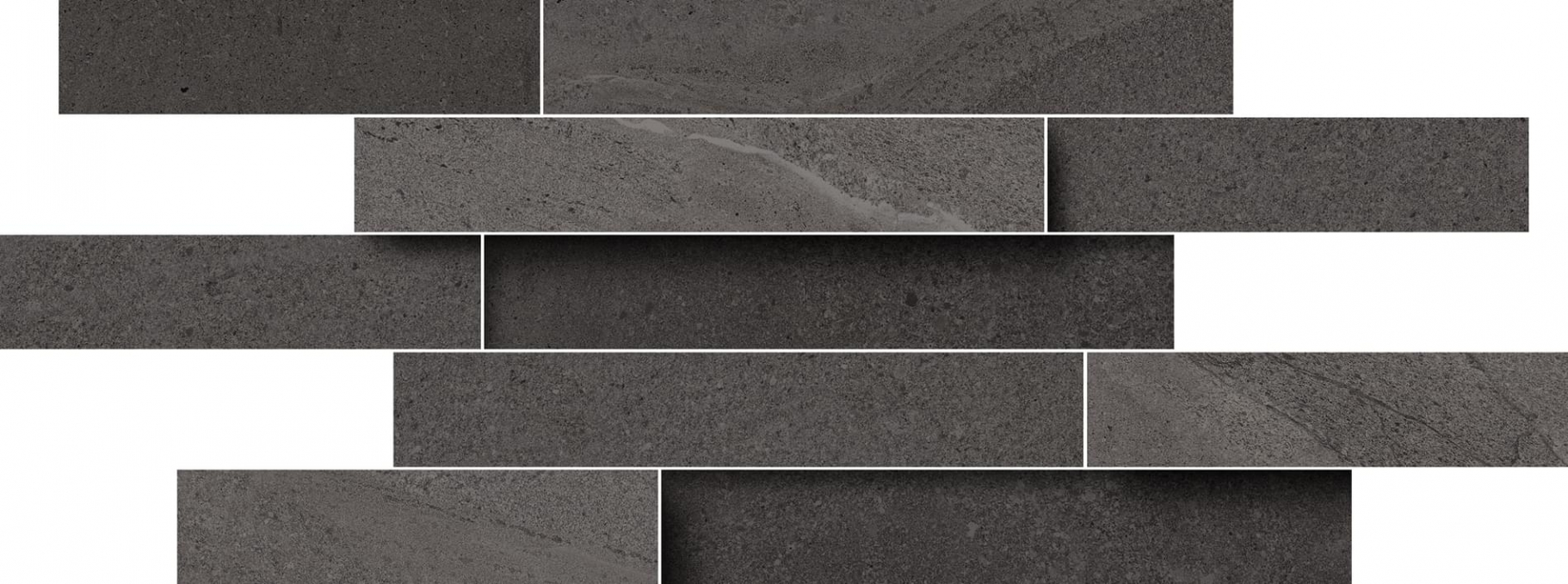 Мозаика Italon Contempora Carbon Brick 3D 28x78, 620110000044
