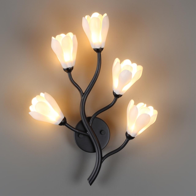 Бра G4 LED 5*5W GARDI MODERN ODL25 553 ODEON LIGHT 5090/5W, фото на цветном фоне 1 Бра G4 LED 5*5W GARDI MODERN ODL25 553 ODEON LIGHT 5090/5W, фото на цветном фоне 1