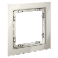 Рамка стеклянная VOLTUM S70 на 1 пост, (кашемир, стекло), Voltum, VLS110103 Рамка стеклянная VOLTUM S70 на 1 пост, (кашемир, стекло), Voltum, VLS110103