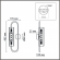 Бра G9 2*20W 220V TORONTO SUSPENTIONI Бра 283 LUMION 6561/2W, схема товара