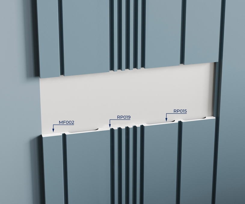 Стеновая панель Cosca Decor RP019, 156х12x2800 мм, Экополимер Стеновая панель Cosca Decor RP019, 156х12x2800 мм, Экополимер