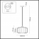 Подвес E27 60W BINGA PENDANT ODL21 409 ODEON LIGHT 4782/1, схема товара Подвес E27 60W BINGA PENDANT ODL21 409 ODEON LIGHT 4782/1, схема товара