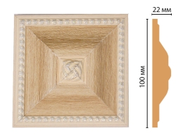 Вставка цветная Decomaster D209-11, 100x100x22 мм