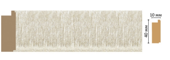 Молдинг Decomaster 109-18, 40x10x2400 мм Молдинг Decomaster 109-18, 40x10x2400 мм