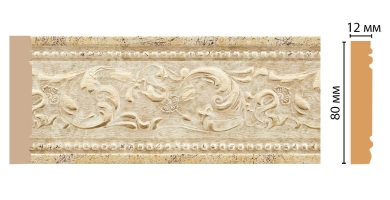 Молдинг Decomaster 150-553, 80x12x2400 мм