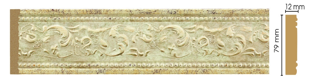 Молдинг Decomaster 150-553, 80x12x2400 мм Молдинг Decomaster 150-553, 80x12x2400 мм