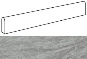 Плинтус Atlas Concorde Marvel Stone Bardiglio Grey Battiscopa Dig. Matt 4.6x60, ATDL