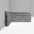 Плинтус напольный Decomaster D232-1629G ДМ, 100x22x2400 мм