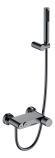 Смеситель для ванны с душем Boheme Stick 123-SGM глянцевый графит Смеситель для ванны с душем Boheme Stick 123-SGM глянцевый графит