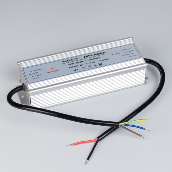 Блок питания ARPV-48300-A (48V, 6.25A, 300W), Arlight, 028198(1), изображение 2 Блок питания ARPV-48300-A (48V, 6.25A, 300W), Arlight, 028198(1), изображение 2