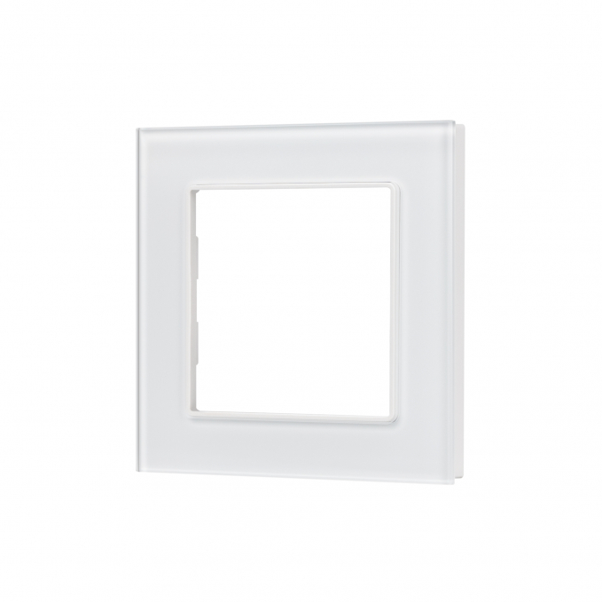 Рамка стеклянная FRM-GLARE-GS-1-WH, Arlight, 043786, изображение 1 Рамка стеклянная FRM-GLARE-GS-1-WH, Arlight, 043786, изображение 1